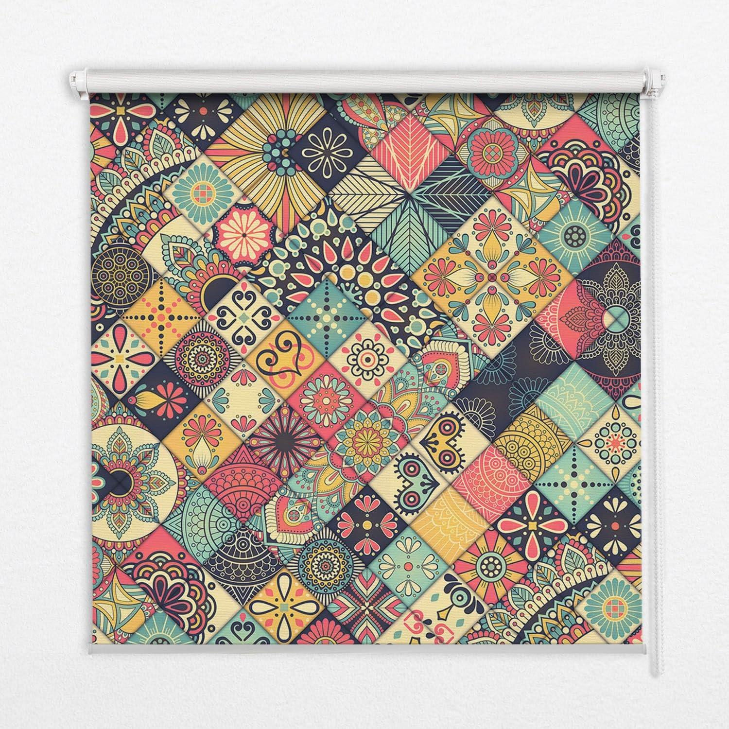 Store occultante sans perçage Tulup blocage lumière total 60x180cm tuiles