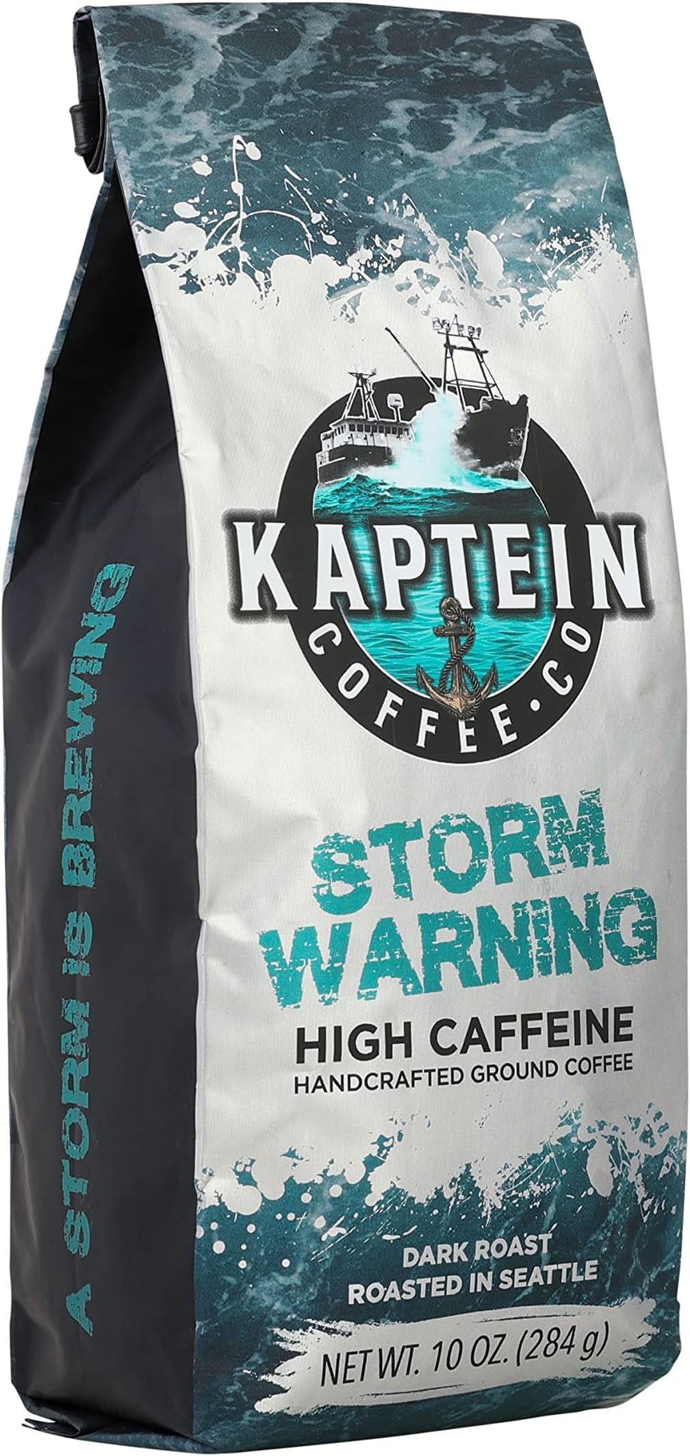 Amazon.com : Java Factory High Caffeine Ground Coffee, Da Bomb Dark ...