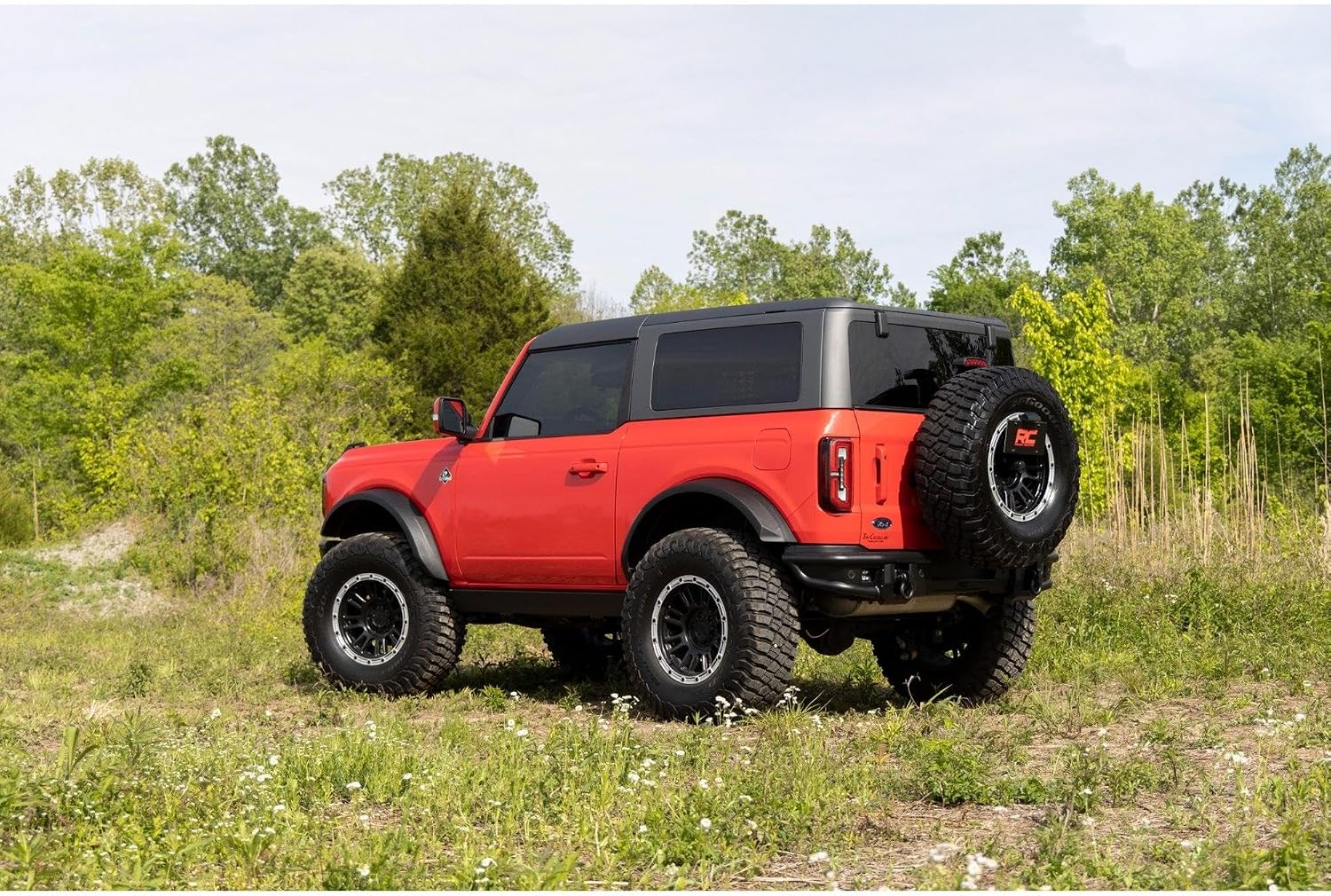 Rough Country LED Rear Tubular Bumper for 2021-2024 Ford Bronco - 51210