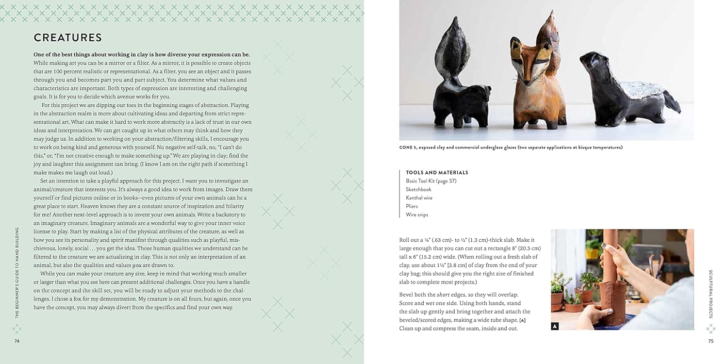 The Beginner's Guide to Hand Building: Functional and Sculptural Projects for the Home Potter (Essential Ceramics Skills, 2) - Image 3