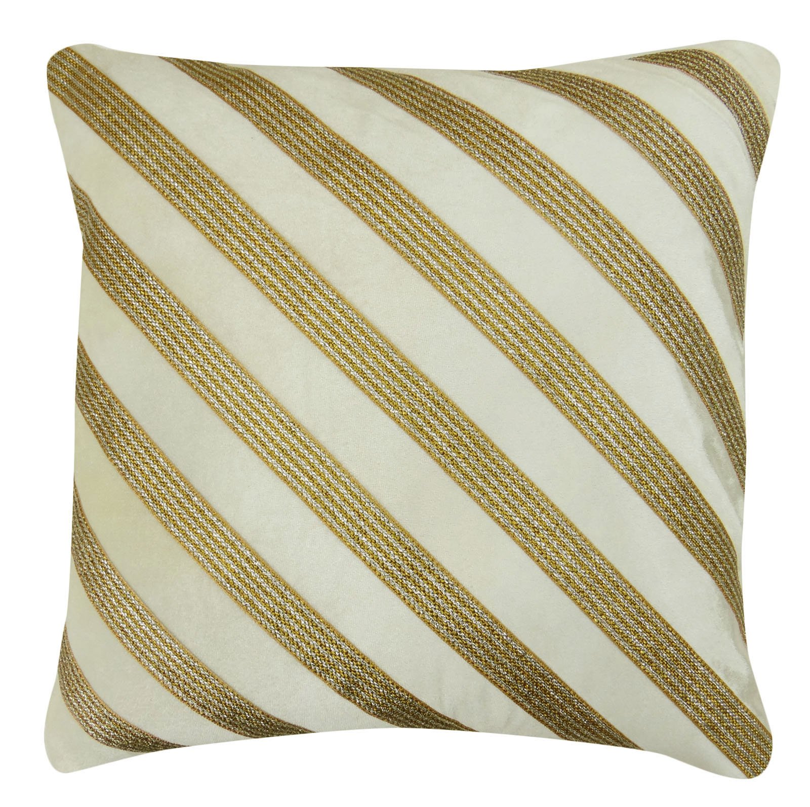 Coussin en velours blanc Yuga Décoration douceur et poésie pour votre maison