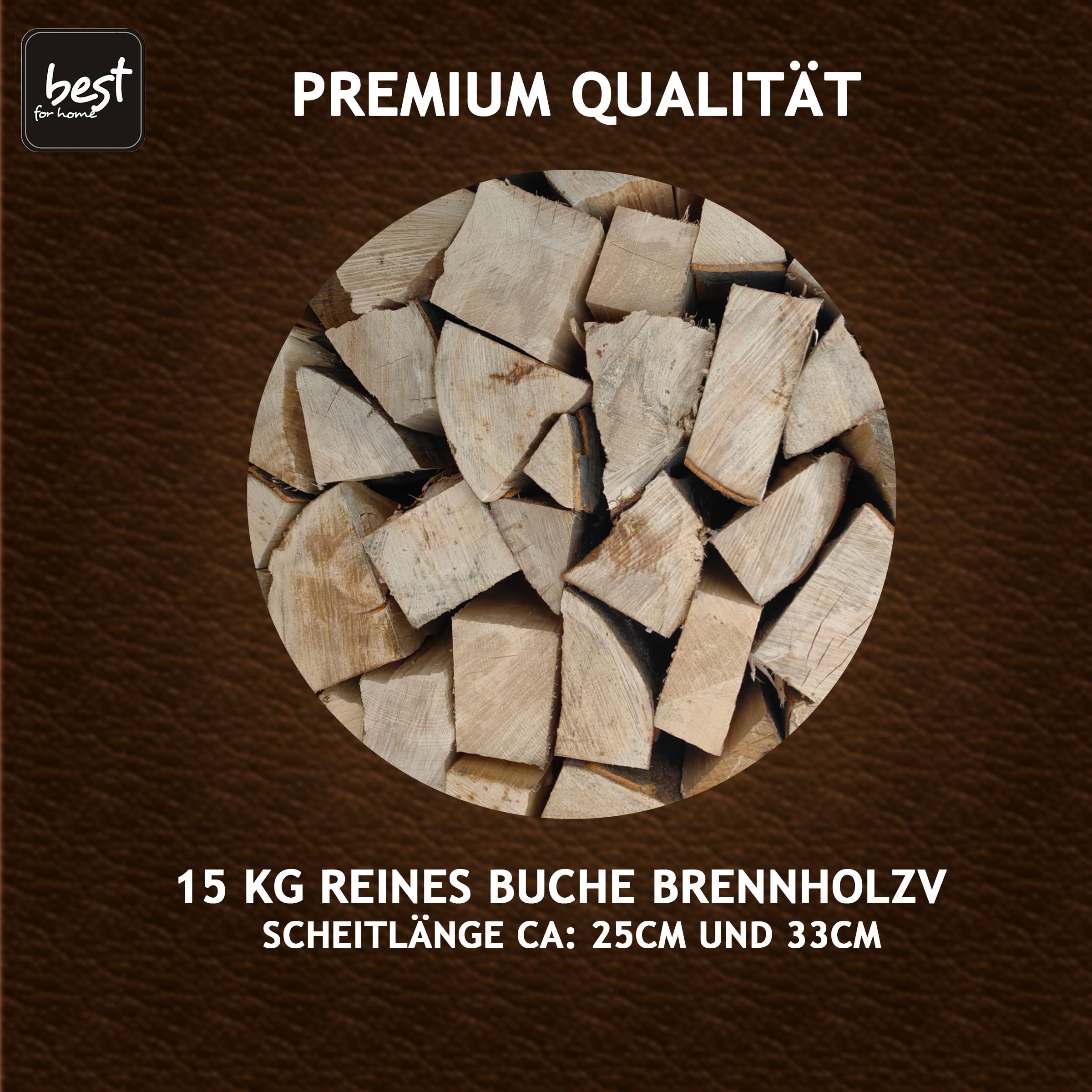 Legna da ardere di faggio 100% 25 cm - essiccata in forno umidità sotto 20 alta qualità confezionata pulita pronta alluso | Ideale per caminetto stufa barbecue e focolare esterno