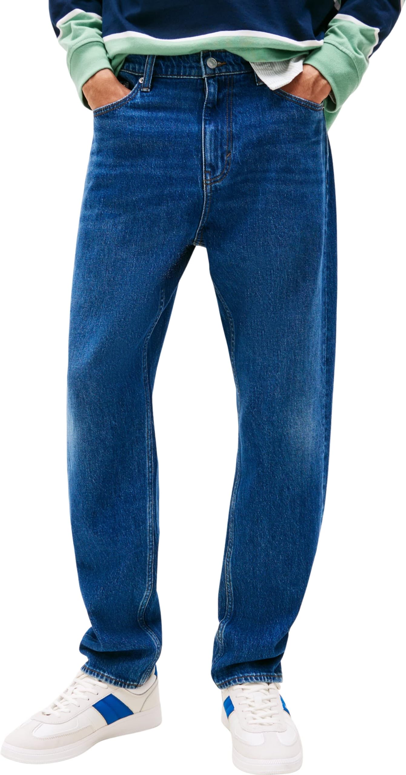 Tommy Jeans Uomo Jeans Isaac Relaxed Tapered Fit