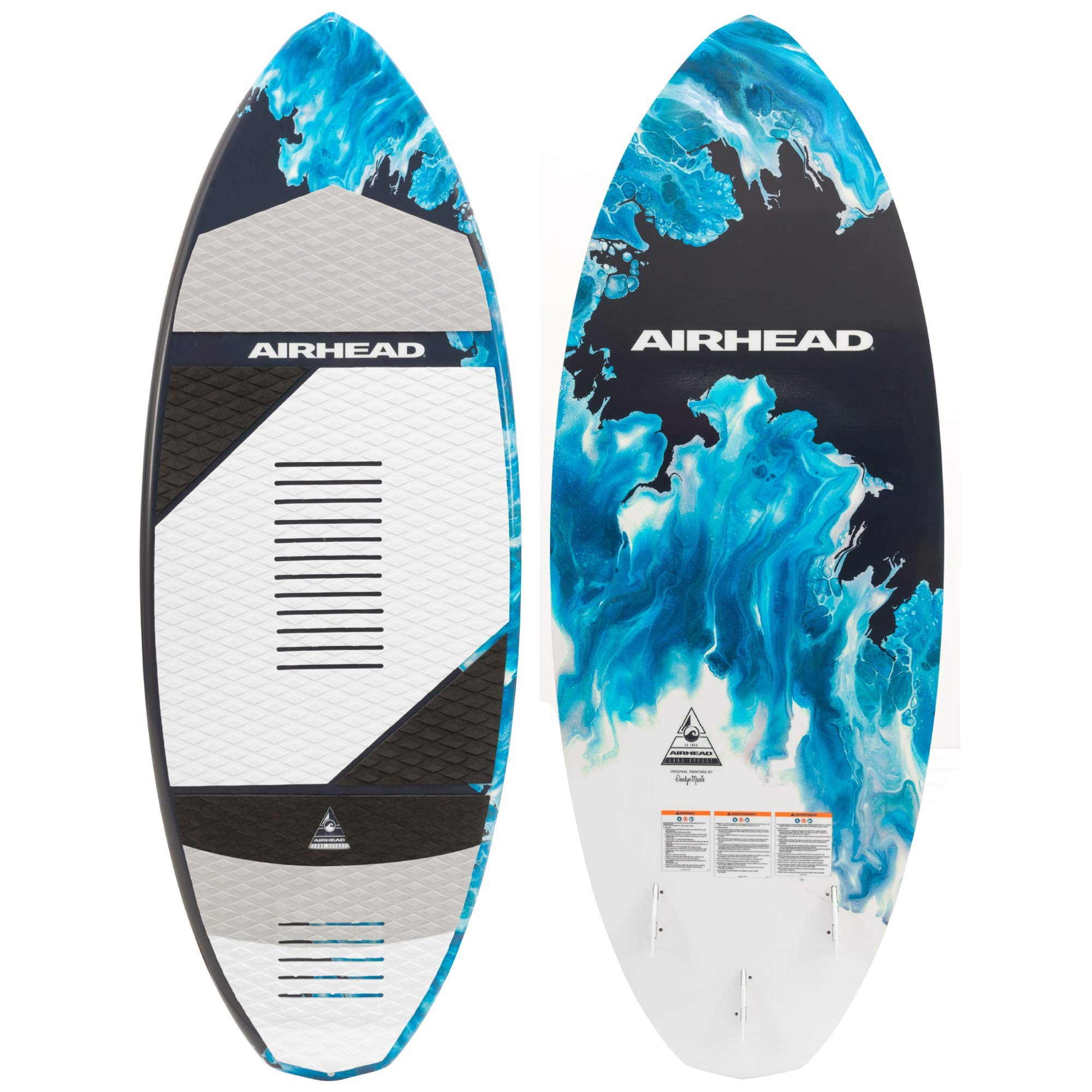 Airhead Lake Effect Wakesurf Board Skim Board Style with Minimum