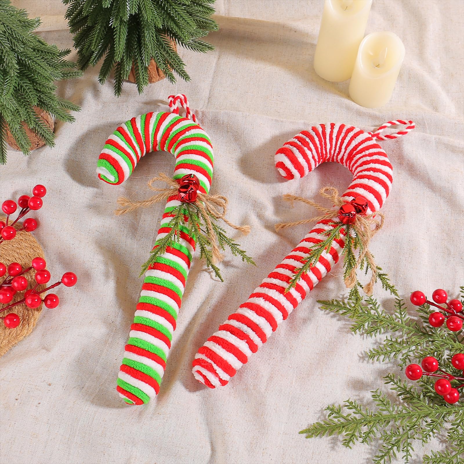 Amazon.co.jp: PLCPDM 7個セット キャンディケーン クリスマスツリー