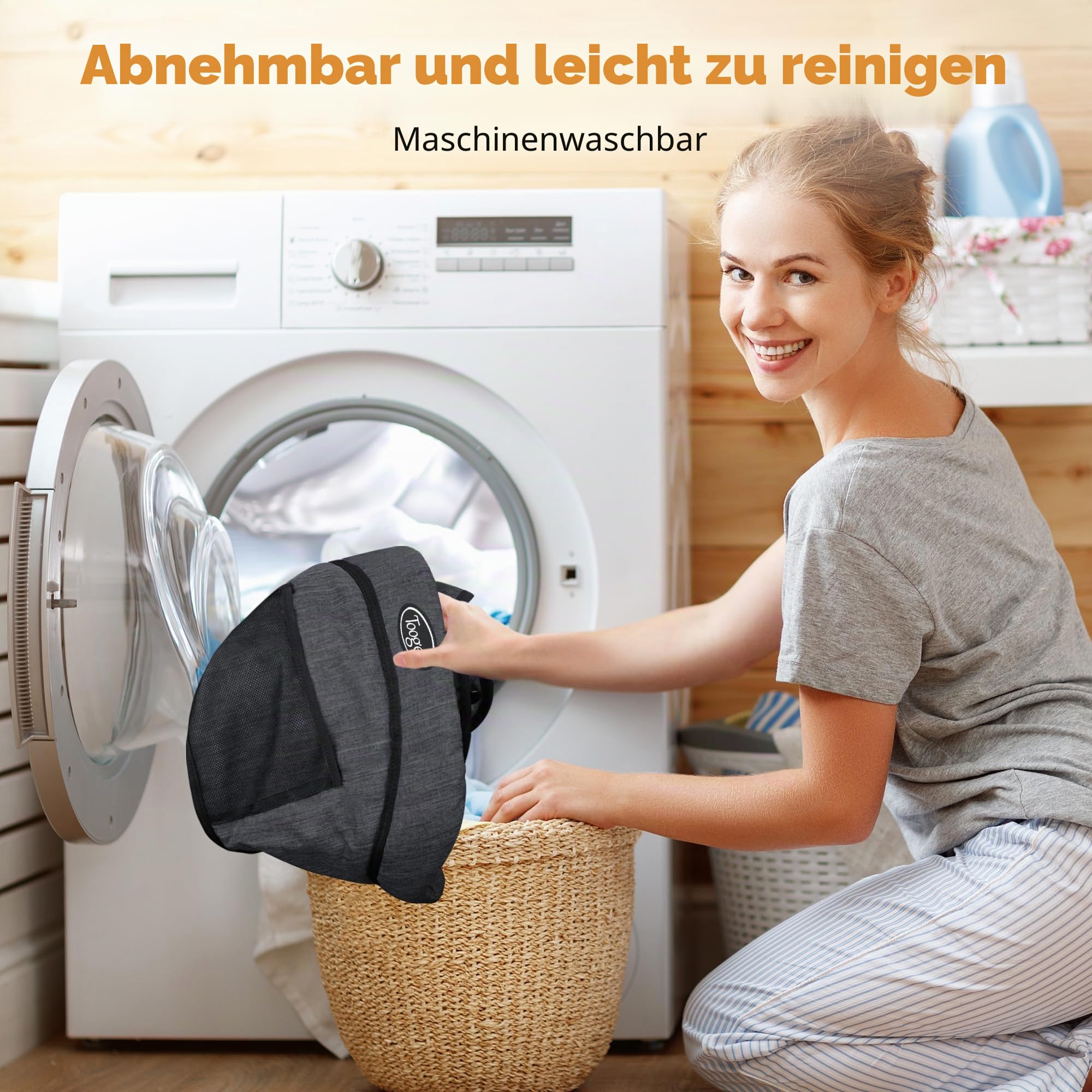 Toogel Klappbarer Tischsitz, Tragbarer Baby Hochstuhl mit Sicherheitsgurt, Kinderstuhl zum Anklippen, Sitzerhöhung Stuhlsitz Babysitz mit Transporttasche für Zuhause und Unterwegs (Schwarz)
