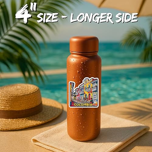 Miniatura 4 de Cartagena Colombia - Calcomanías de vinilo y calcomanías impermeables  Calcomanías estéticas para portátiles, botellas de agua, teléfonos y más