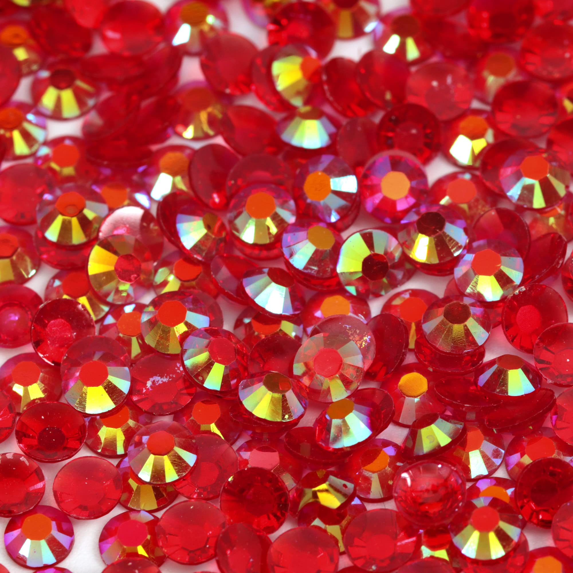 250pcs 6mm Flat Back Non-Stick Rhinestone Crystal Diamantes Nail Art & Craft Scrapbooking Embellishments 90 Available Colours (6mm, AB Clear #A13) — view 34