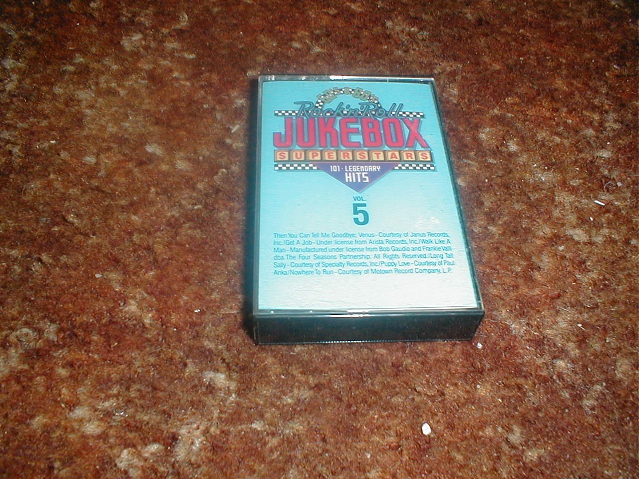 Rock N Roll Jukebox Superstars Cassette.Vol 5