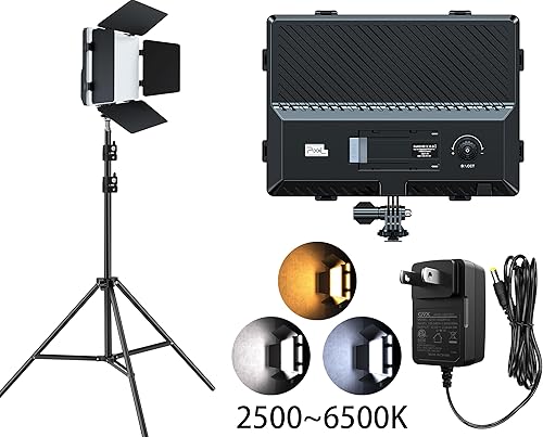 PIXEL 20W Fotografía Video Luz Bi-Color Dimmable 2500-6500K Led Cámara Estudio Streaming Luces Foto Video Shooting Foto Iluminación