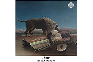 Lions 2025 Wall Calendar