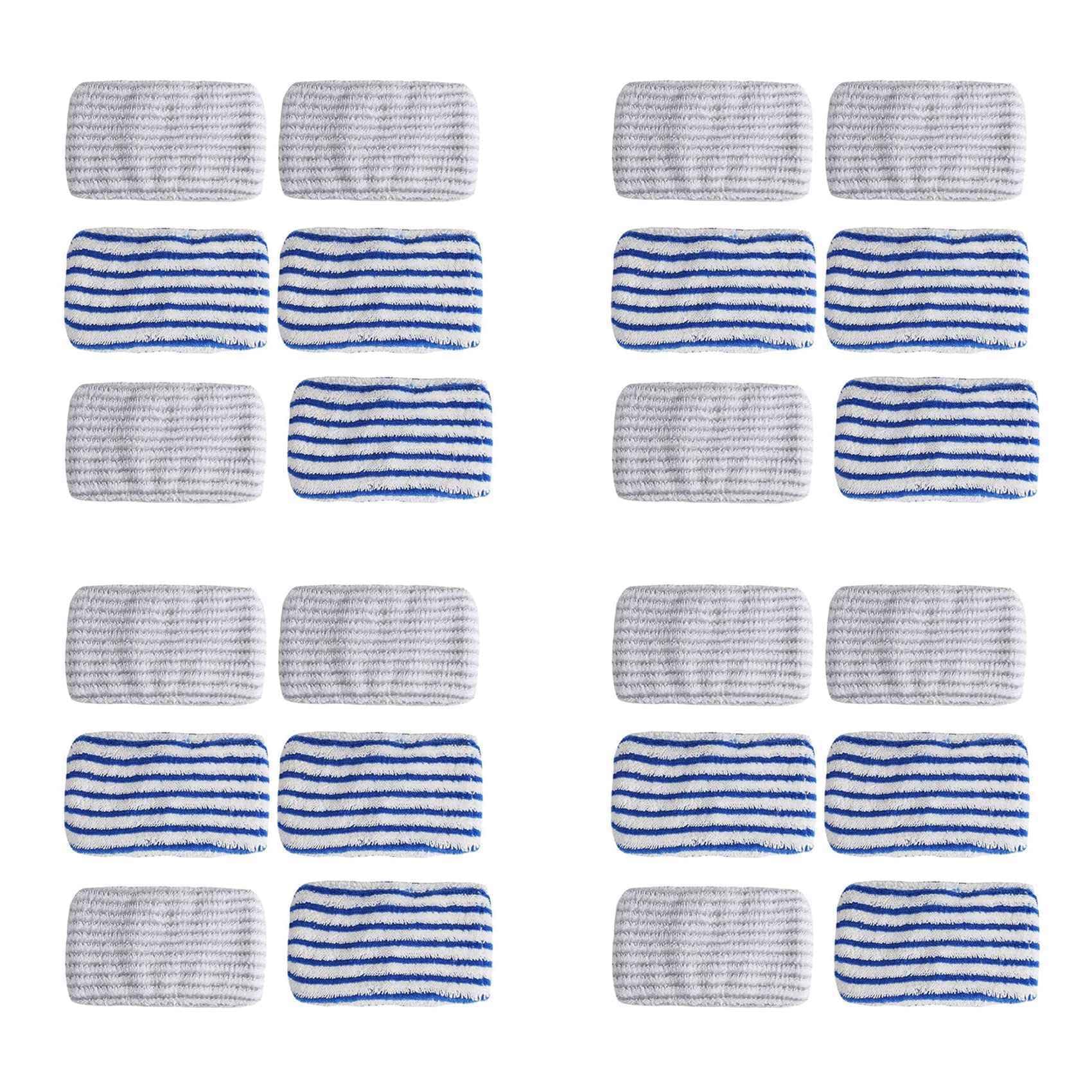 Hndhbfgrt 24 Pcs Microfibre Cloth Pads Replacement for Clean&Steam ZR005801 RY7/RY8 Series Not Suitable for RX6 Series