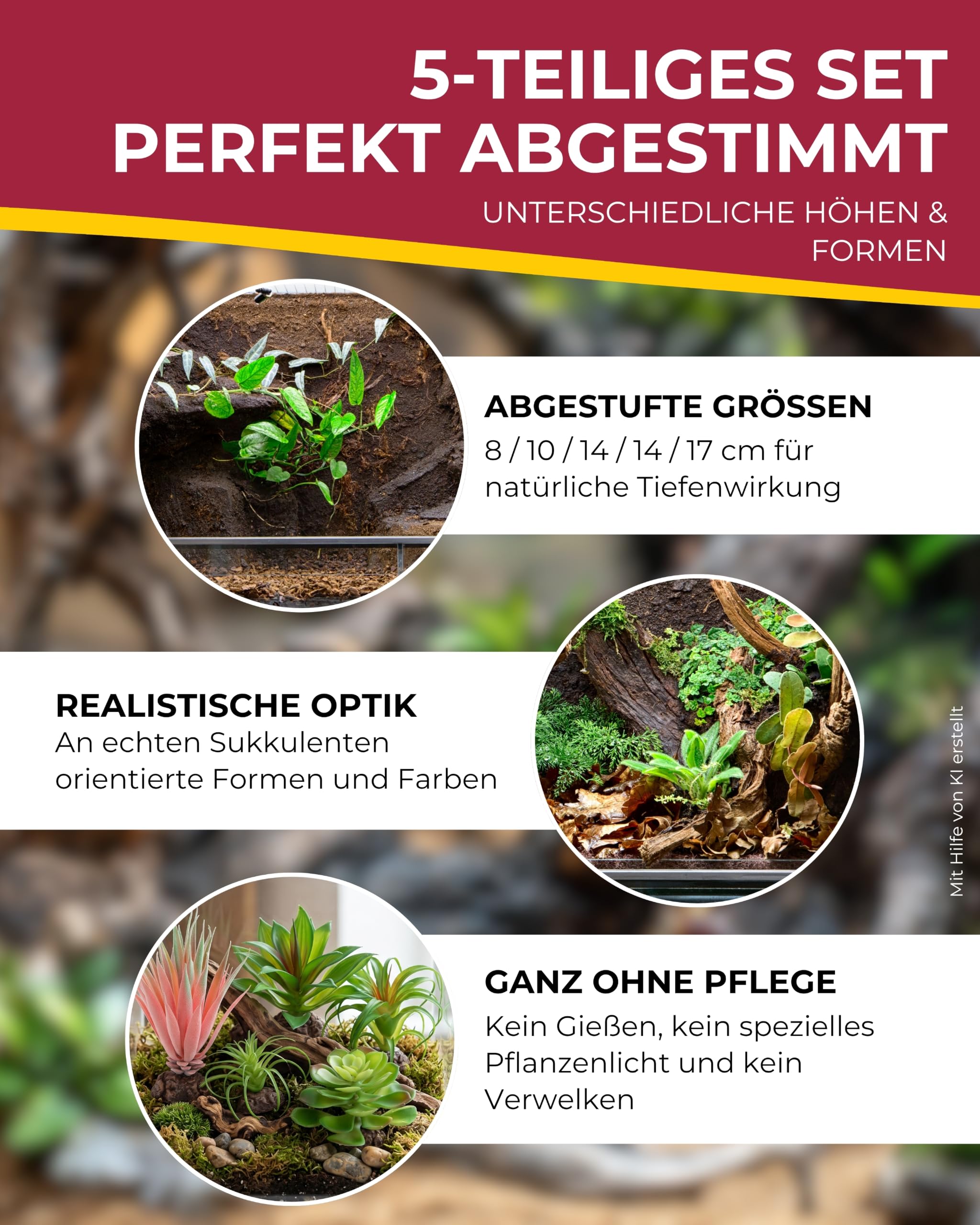 Hobby Terra Succulent Set - Sukkulenten