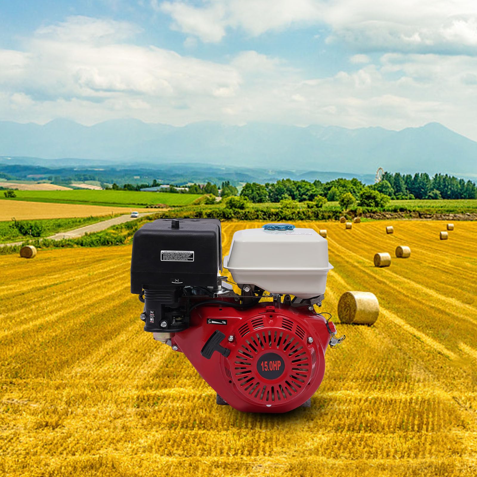 Motor De Gasolina, Motor De Cuatro Tiempos, Motor Estacionario, 9700 vatios Fuente De Alimentación De Rescate Para El Hogar Y Compatible Con Autocaravanas, Motores De Kart, Hormigoneras
