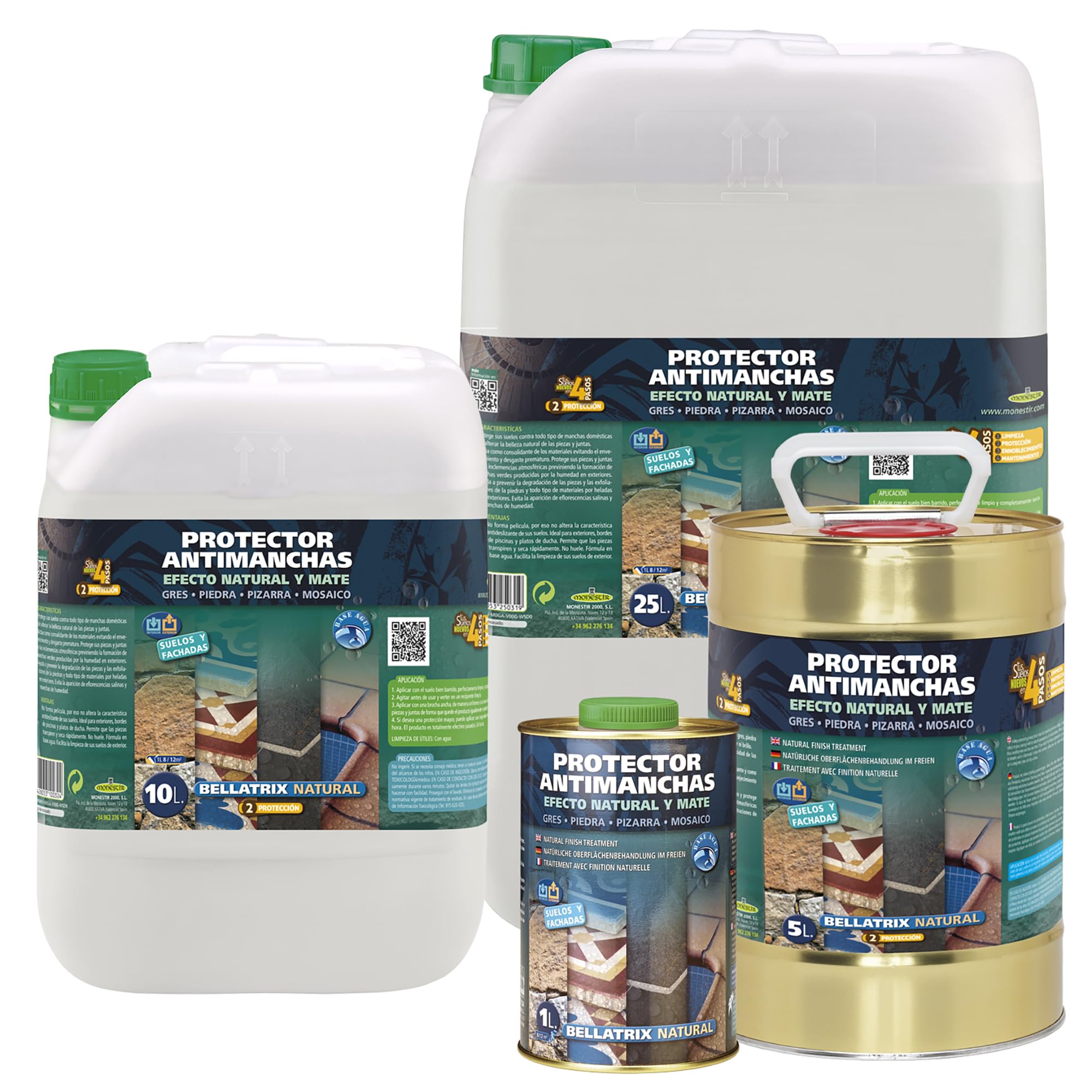 Monestir BELLATRIX NATURAL PROTECTOR ANTIMANCHA EFECTO MATE 1L MONESTIR