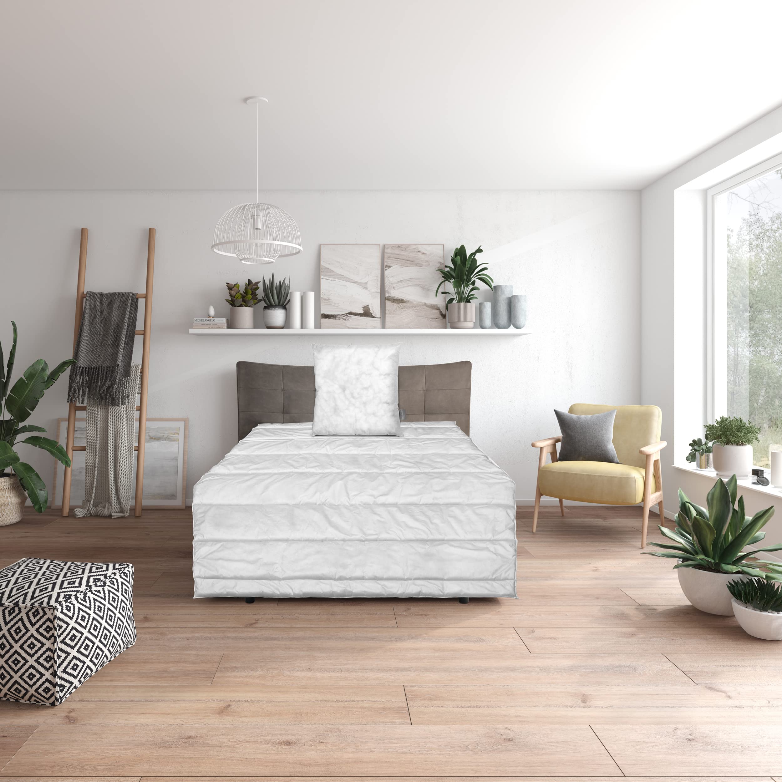 Traumnacht Green Basis bedding set consisting of an all-year duvet 135 x 200 cm and pillow 80 x 80 cm, Öko-Tex certified, produced according to German quality standards