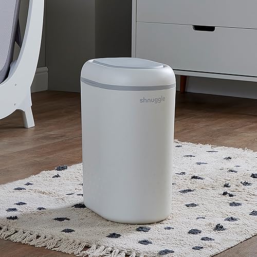 Miniatura 2 de Eco-Touch - Contenedor de pañales para bebé, bloqueo de olor, sin recargas costosas, capacidad de 10 litros, reciclable, utiliza cualquier bolsa,