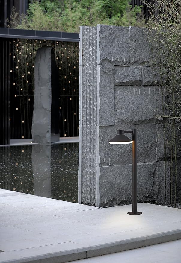 Eglo EGLO LED buitenlamp Ninnarella, buiten vloerlamp voor tuin en terras, padverlichting van zwart metaal en wit kunststof, staande tuinlamp mit GU10 lichtbron, warmwit, IP44 photo 2