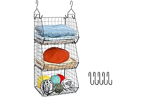 X-cosrack 3 Tier Wire Hanging Closet Organizer System