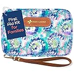 KeepGoing Travel First Aid Kit for Kids - 130 Pc. for Car, Home, Purse, Diaper Bag & Backpack with Latex-Free Bandages - Mini First Aid Kit Travel Size TSA-Approved