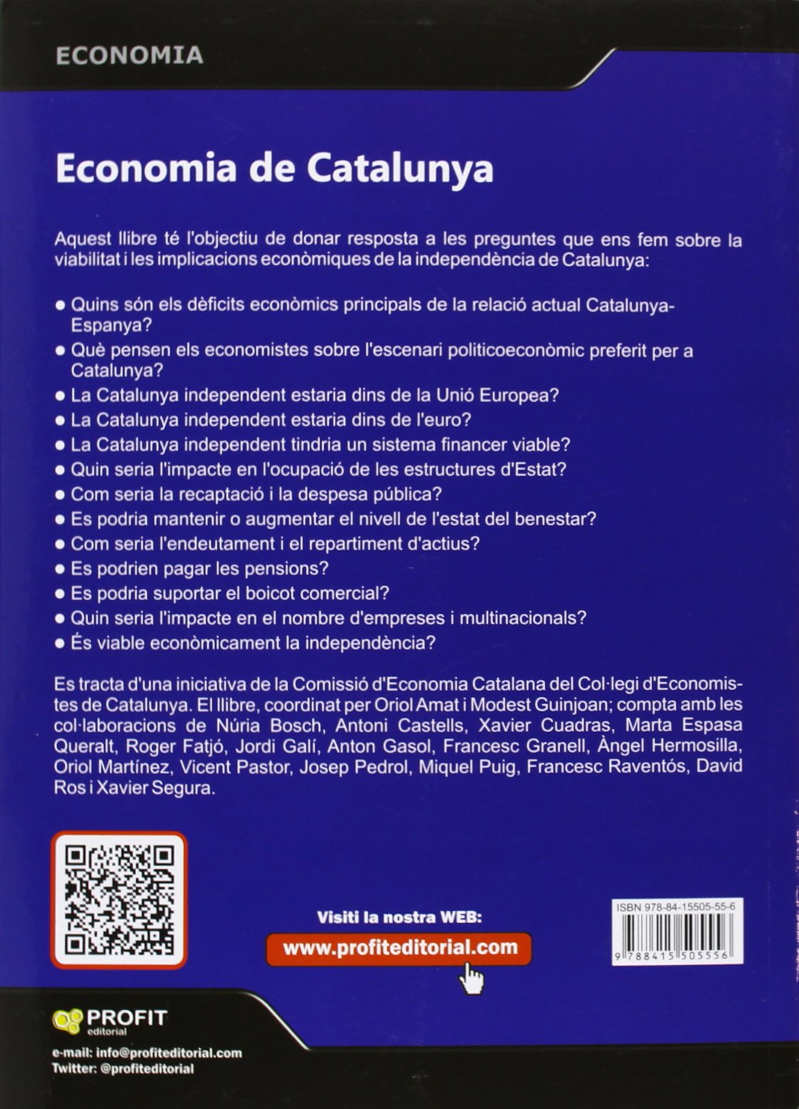 Economia de Catalunya: Preguntes i respostes sobre l'impacte econòmic de la independència (SIN COLECCION)