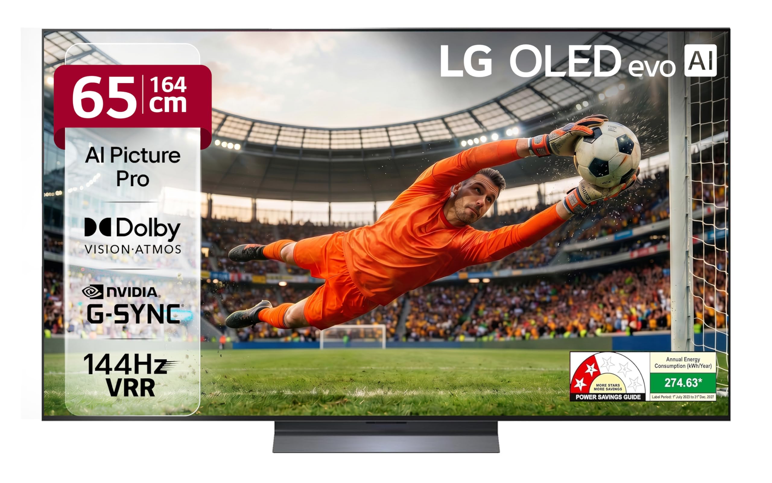 LG 65 inch OLED evo 4K Smart TV C4