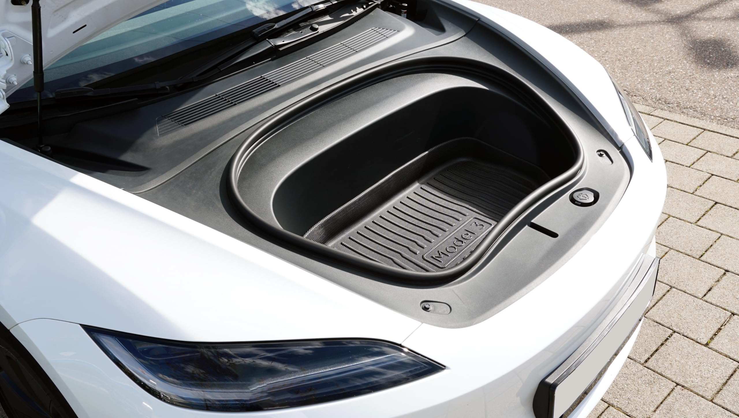 ASZSK 3 Piece Trunk Mat para Tesla Model 3 2024 2025 Highland, Material TPE, protección contra Todo Tipo de Clima para el Maletero, Resistente al Desgaste Anti Deslizante e Impermeable (Negro ASZSK 3 Piece Trunk Mat para Tesla Model 3 2024 2025 Highland, Material TPE, protección contra Todo Tipo de Clima para el Maletero, Resistente al Desgaste Anti Deslizante e Impermeable (Negro