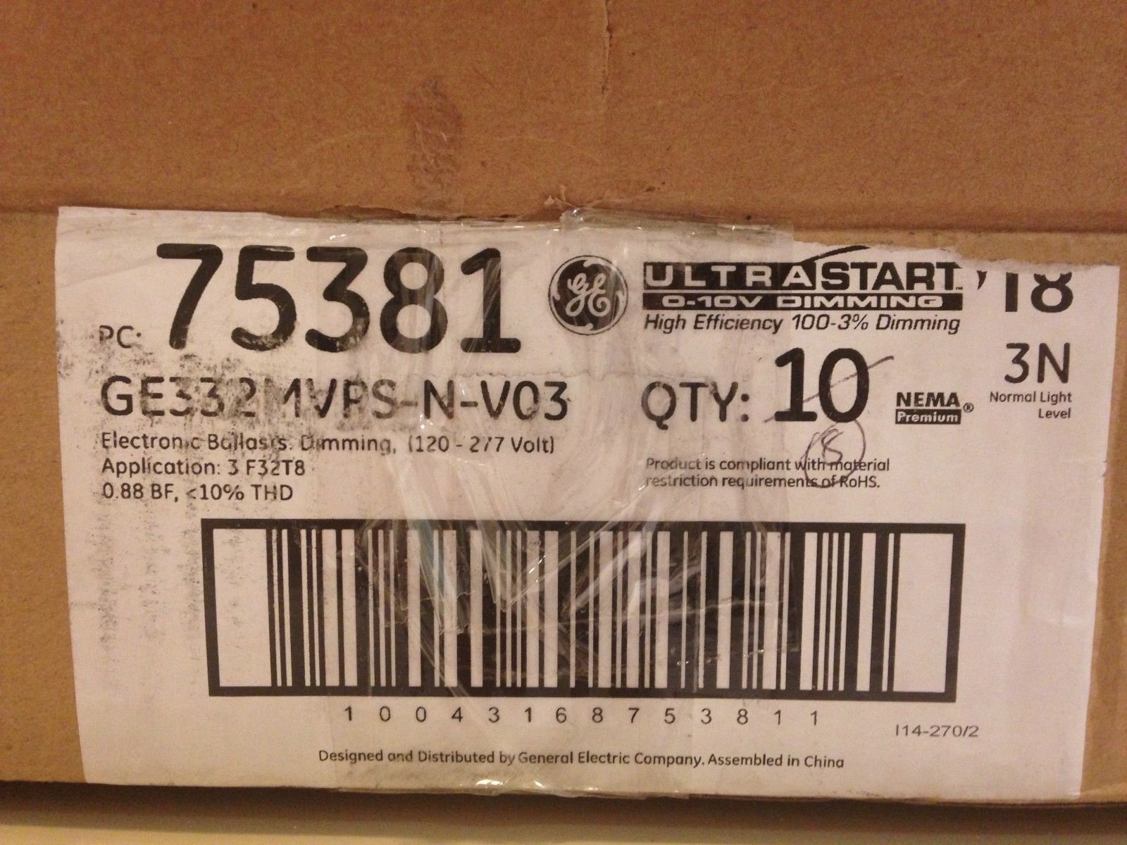 Metal Halide Electronic Ballast for 1 100 Watt M90 Lamp Run at 120V/277V (IMH100DLF)