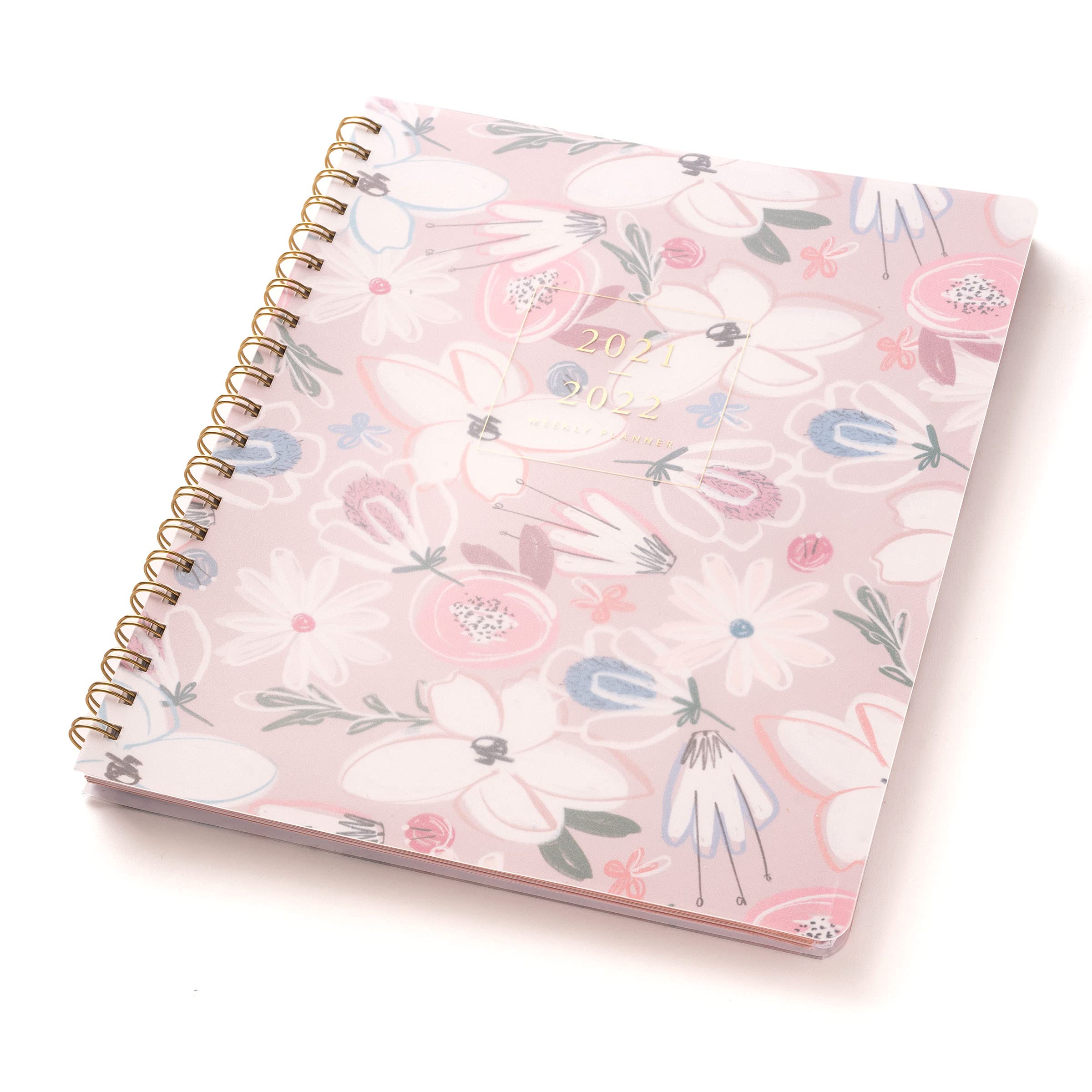 Amazon.com : russell+hazel Planner Ltr Wk Spiral Pp Floral, Pink