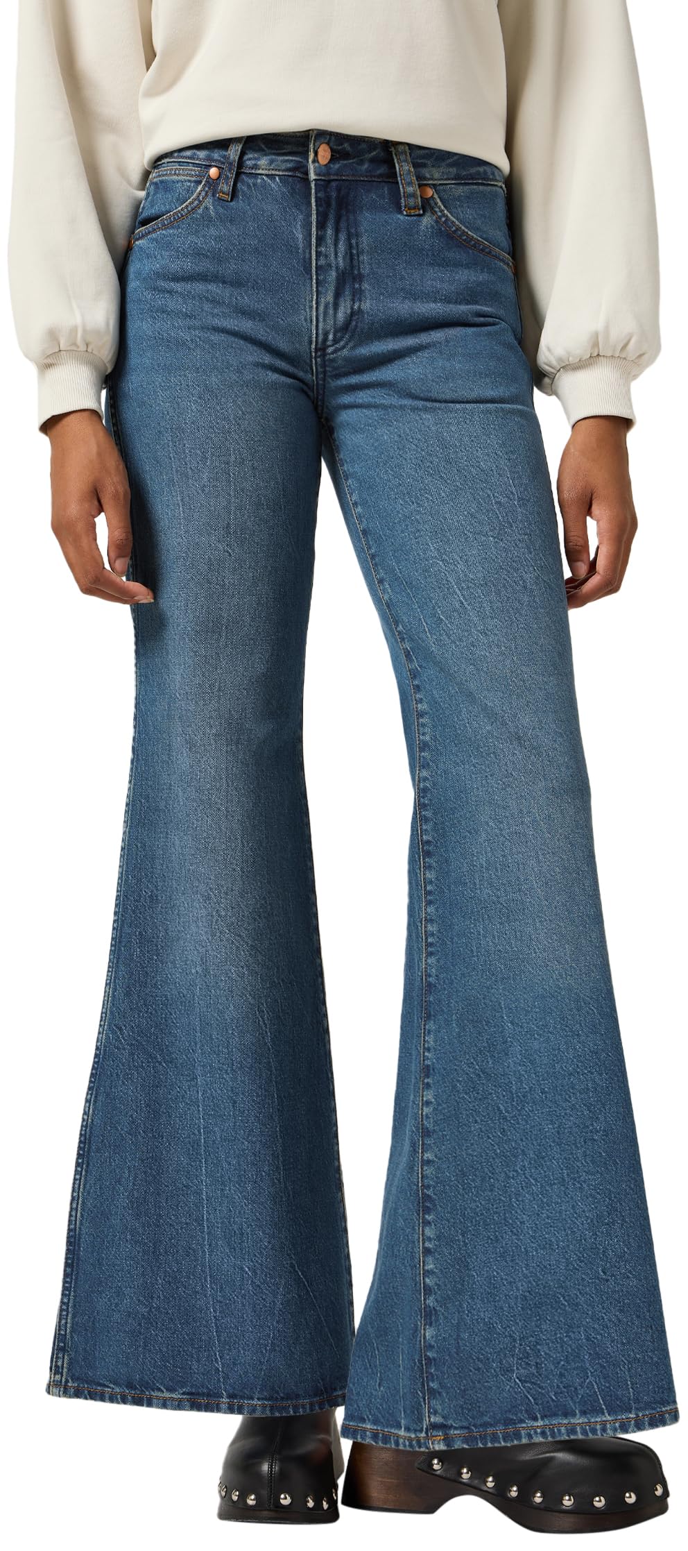 Wrangler Wanderers Women's Jeans, Rust Tint, 26W x 32L