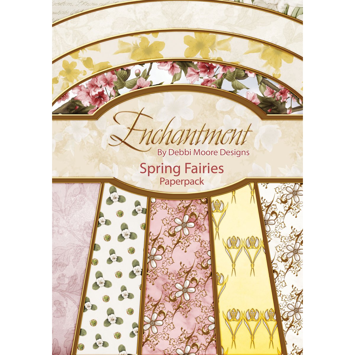 Debbi Moore Designs DMNP004 Enchantment A4 Paper Pack, Spring Fairies, 20-Pack