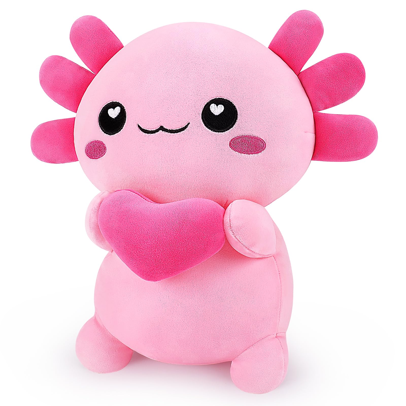Achwishap Axolotl Plush Axolotl Stuffed Animal Plush Toys 14 Salamander Plushie Cute Plushies Soft Newt Plushy Kawaii Plushies