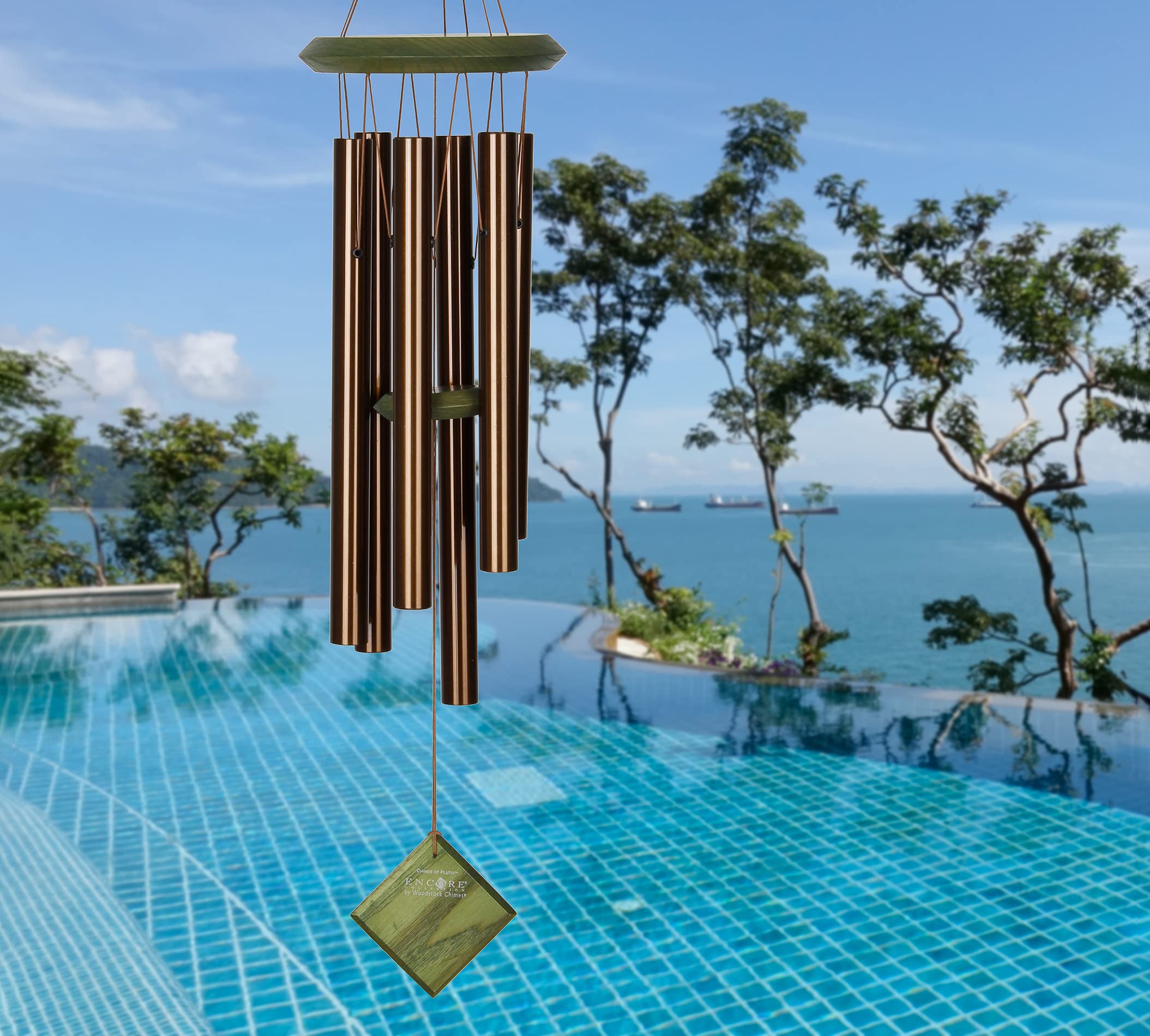 Woodstock Ancore Campanello da giardino verde Pluto DCGR27