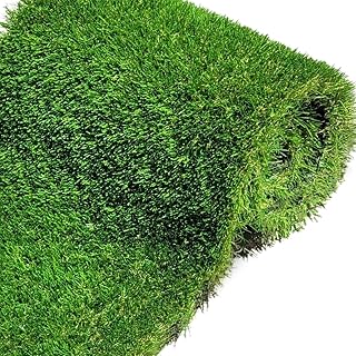40mm Artificial Grass – Natural & Realistic Soft Lush High Density Fake Green Grass Turf for Garden, Balcony, Play Area | Pet-Friendly | UV-Resistant | Low Maintenance Lawn (4m x 1m)