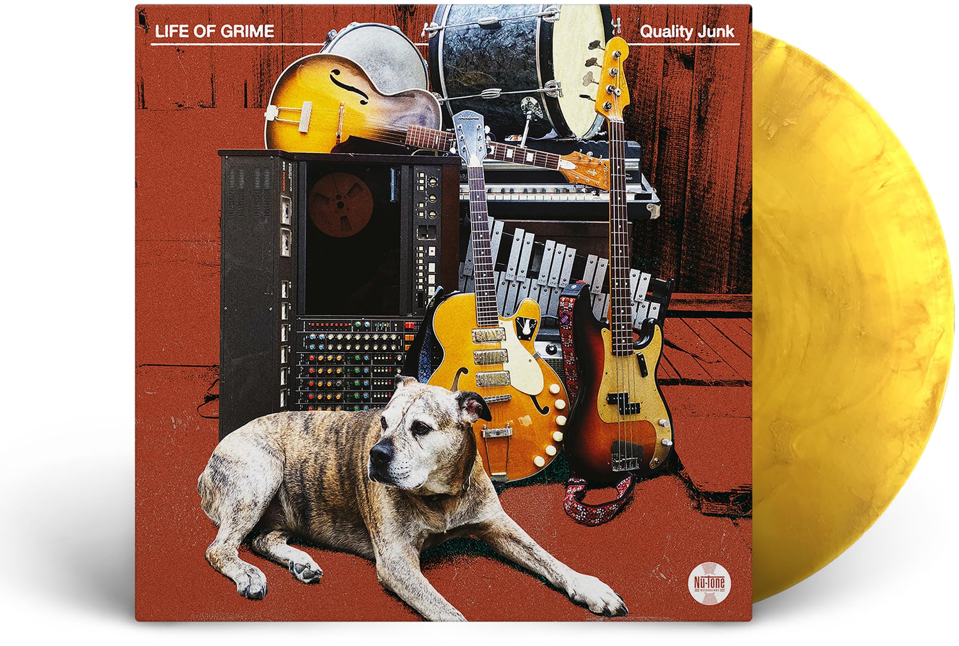 LIFE OF GRIME - Quality Junk (2026) NEW YELLOW VINYL LP. FUNKY INSTRUMENTALS