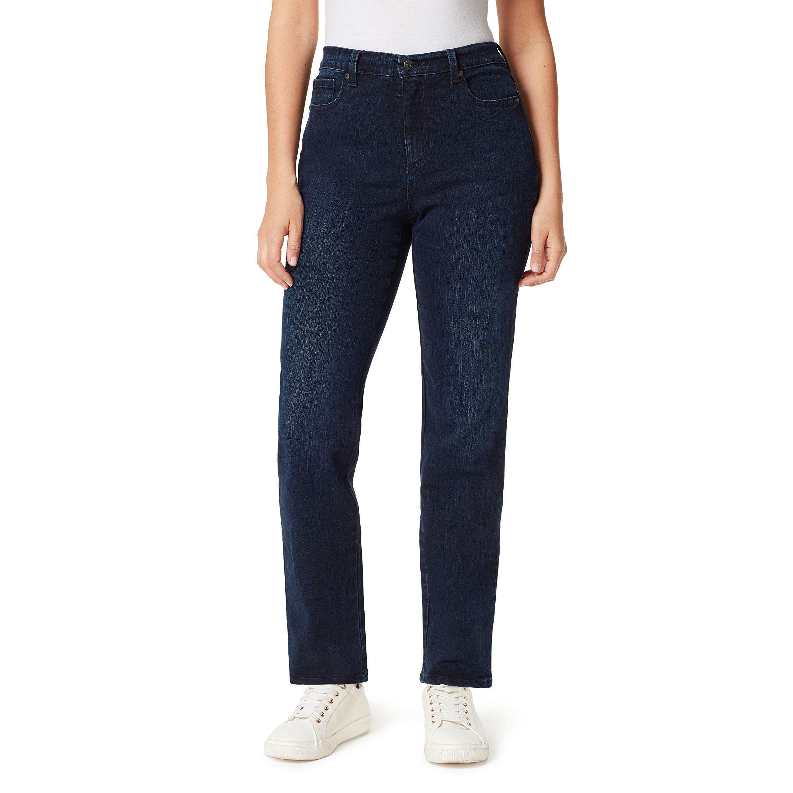 Gloria Vanderbilt Womens Amanda Classic High Rise Tapered Jean Petite
