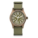 Militado ML05 38mm VH31 Quartz Watch - Domed Sapphire Crystal Field Watch C3 Super Luminous Retro Sweep Wrist Watch for Men 100M Waterproof
