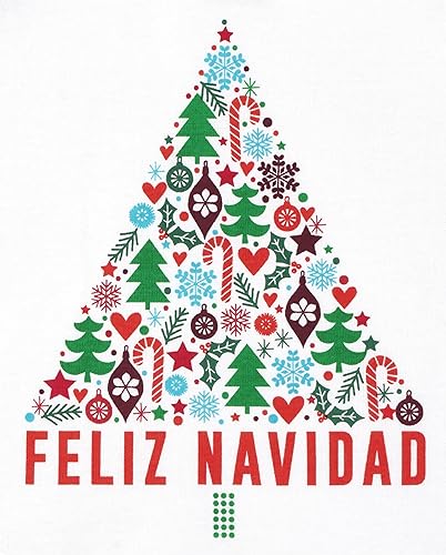 Miniatura 2 de The Children's Place Pijama de Navidad unisex para bebé, algodón