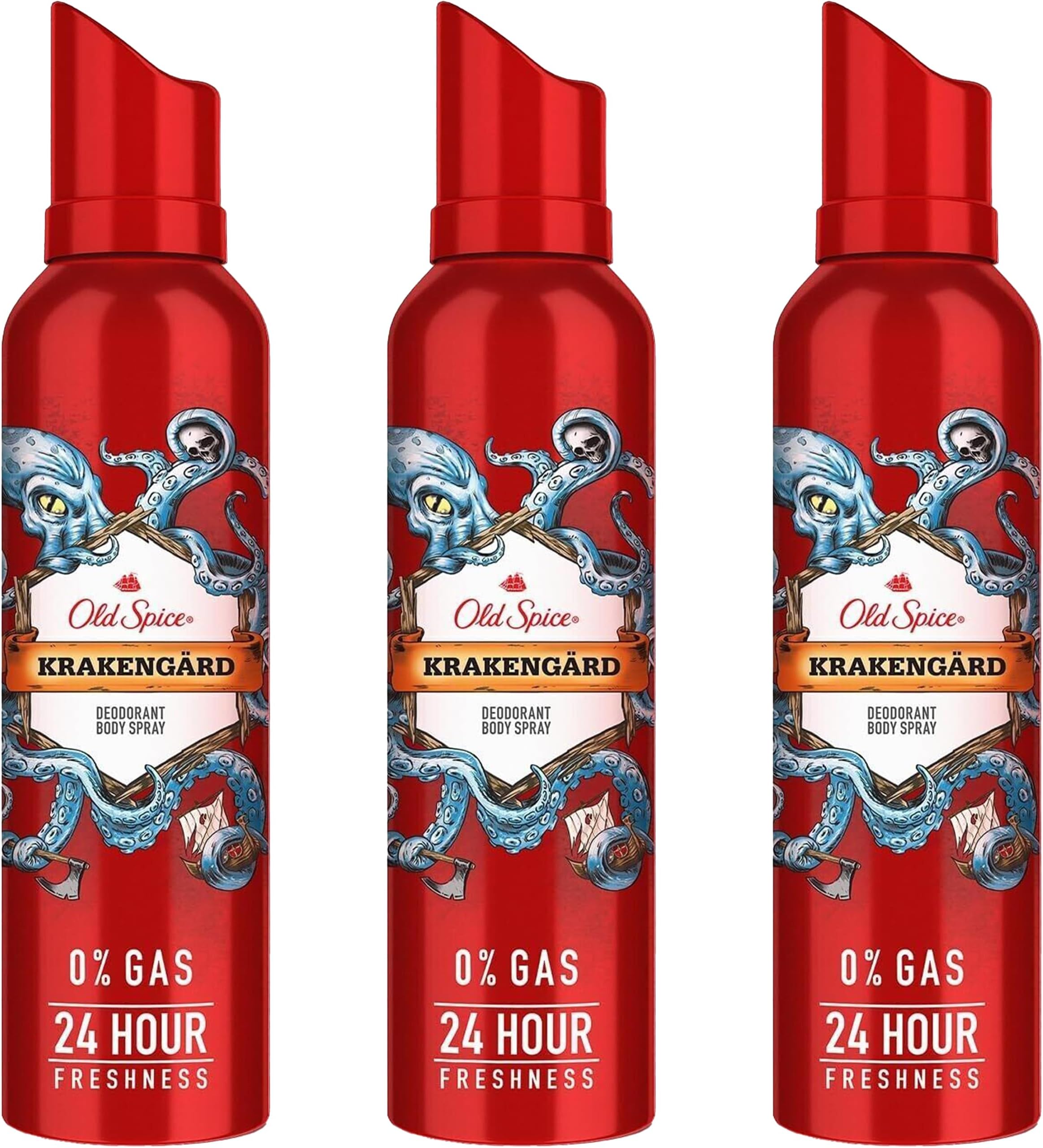 Old Spice Krakengard Deodorant Body Spray, Odor Eliminator