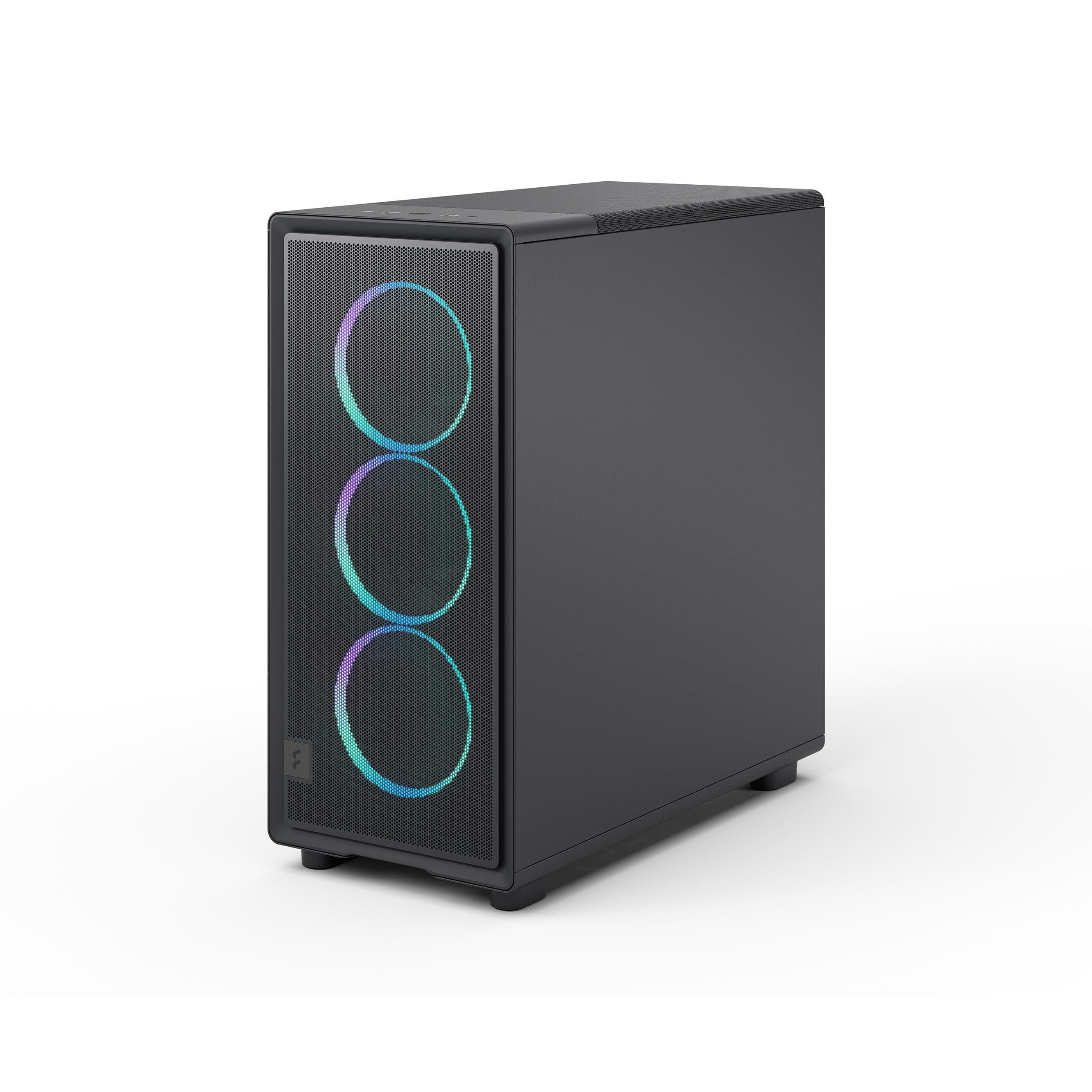 Fractal Design Epoch Black RGB - Verre trempé Light Tint - Trois Ventilateurs Momentum 12 RGB Inclus - Intérieur spacieux - Prise en Charge ATX/mATX/ITX