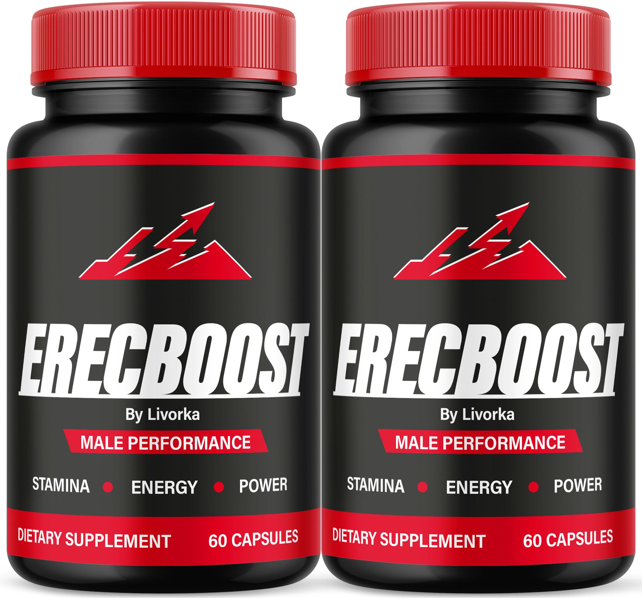 (2 Pack) Erecboost Capsules for Men, Erecboost Original, Erecboost for Men, ErecBooster, Erecboost En Capsulas, ErecaBoost Pills, Erecboost Pastillas, Erecboost Natural Advanced Formula, 120 Capsules