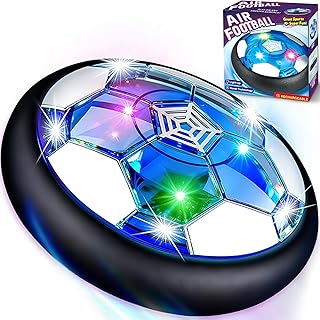 lenbest Pallone Calcio Fluttuante - LED Ricaricabile - Giochi Regalo Bambini da 3 a10 Anni, Maschio - Natale Compleanno