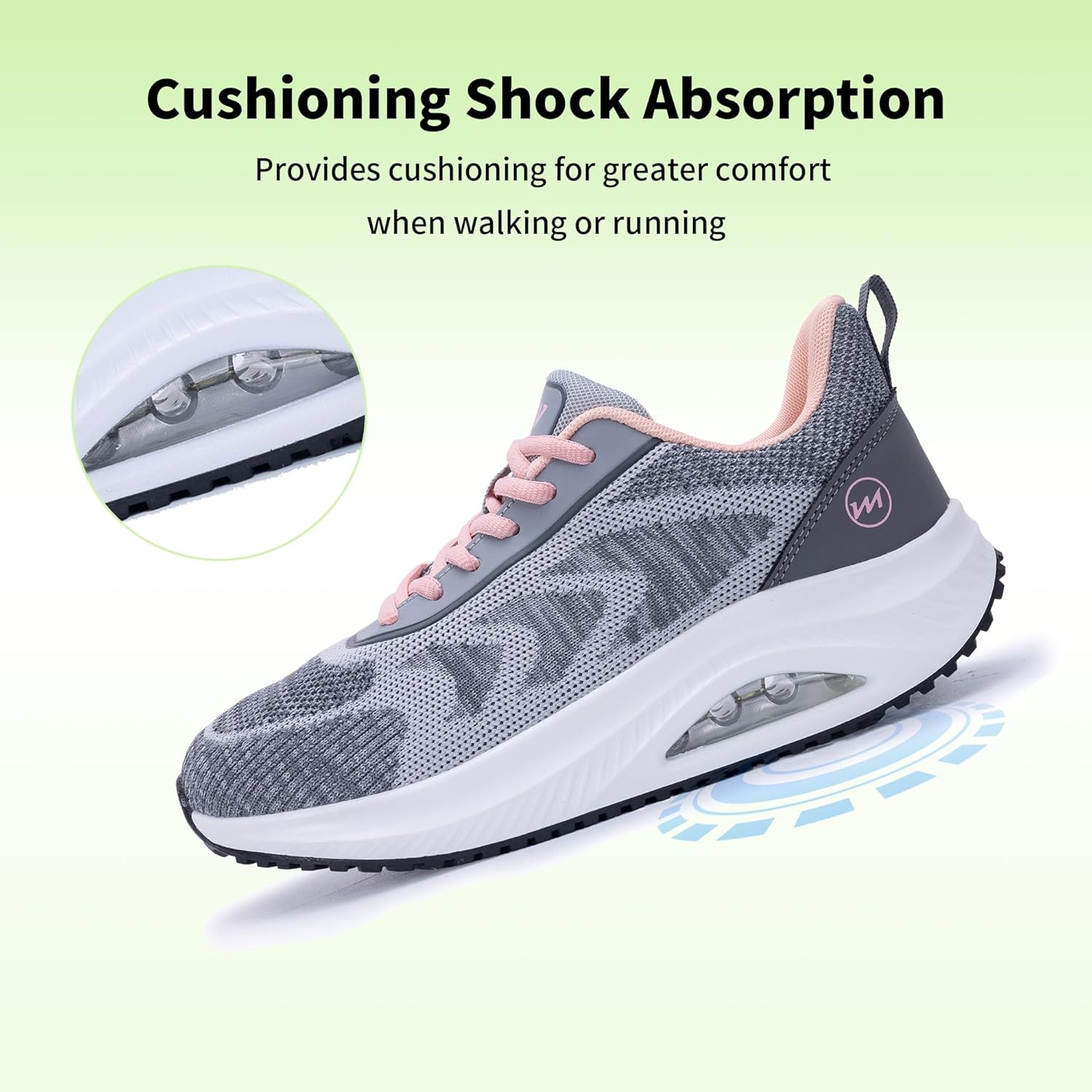 RomenSi Womens Arch Support Walking Shoes Orthotic Fashion Sneakers Tennis Shoes for Plantar Fasciitis Pain Relief US 5.5-11 - Image 5