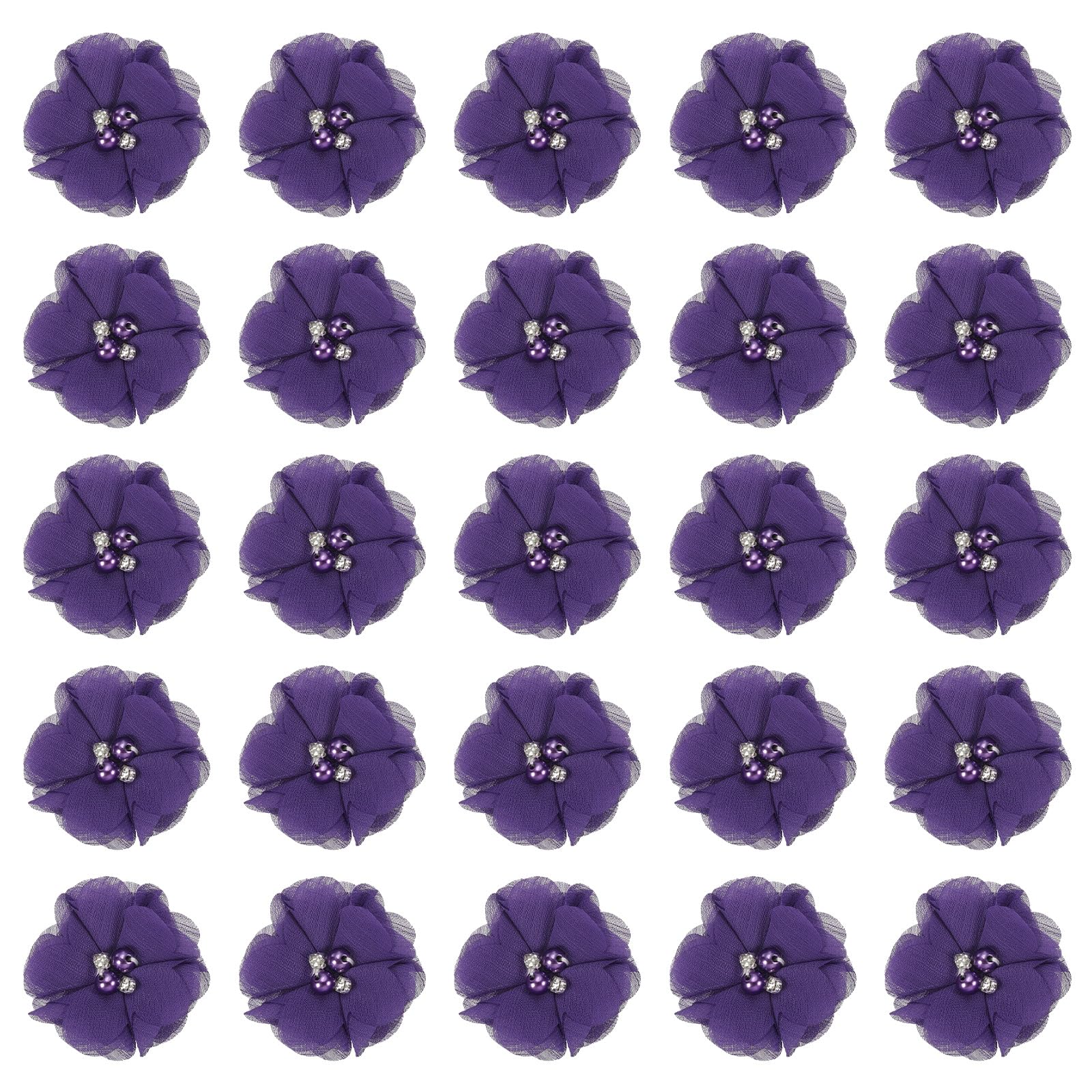 PATIKIL 2" Chiffon Flowers
