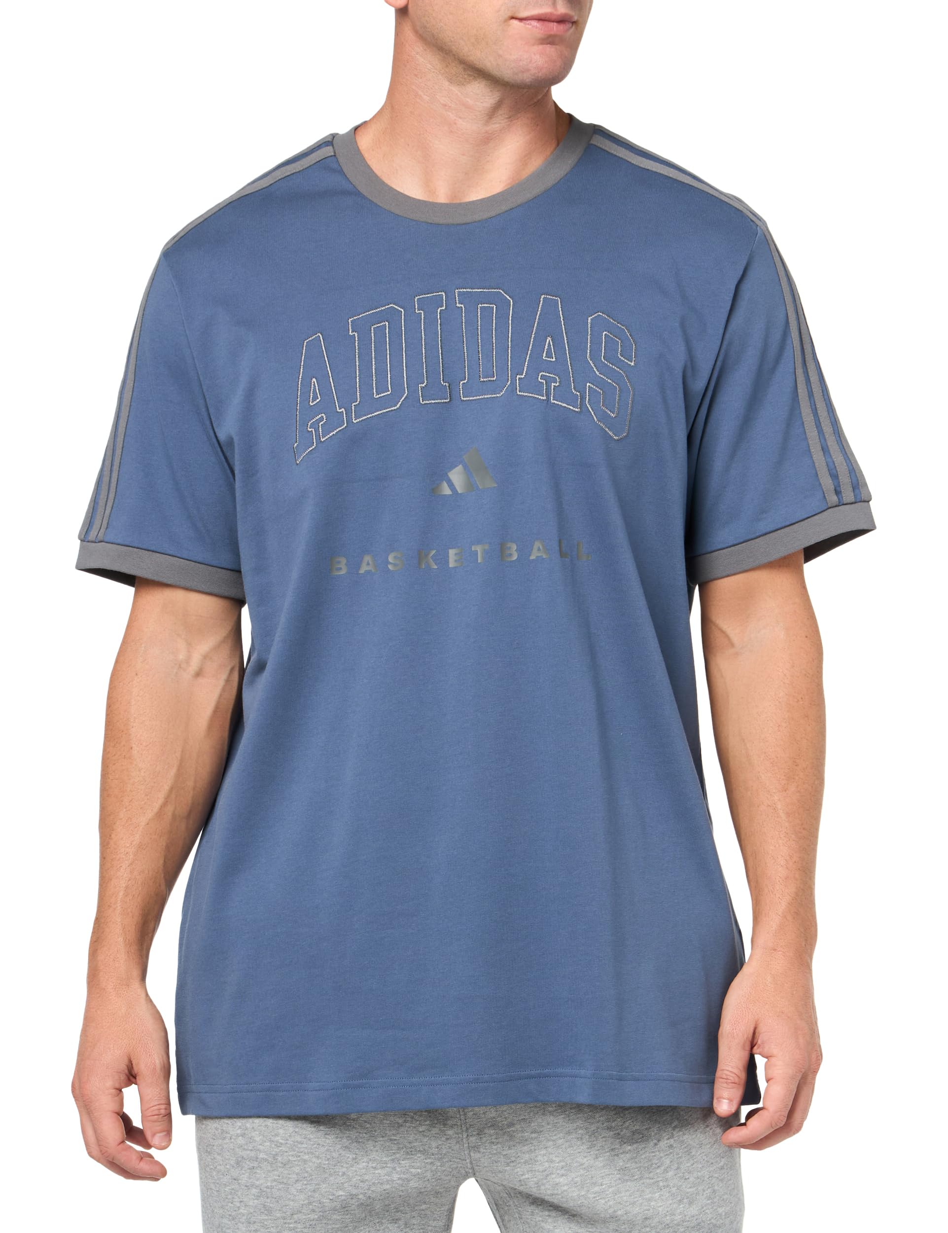 adidas Ringer Graphic Basketball T-Shirt Mężczyźni Ringer Graphic Basketball T-shirt