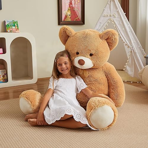 Miniatura 5 de HollyHOME Oso de Peluche Gigante de 5 Pies Oso de Peluche Grande Animal de Peluche Cumpleaños Día de San Valentín Peluche para Niños y Novia 60