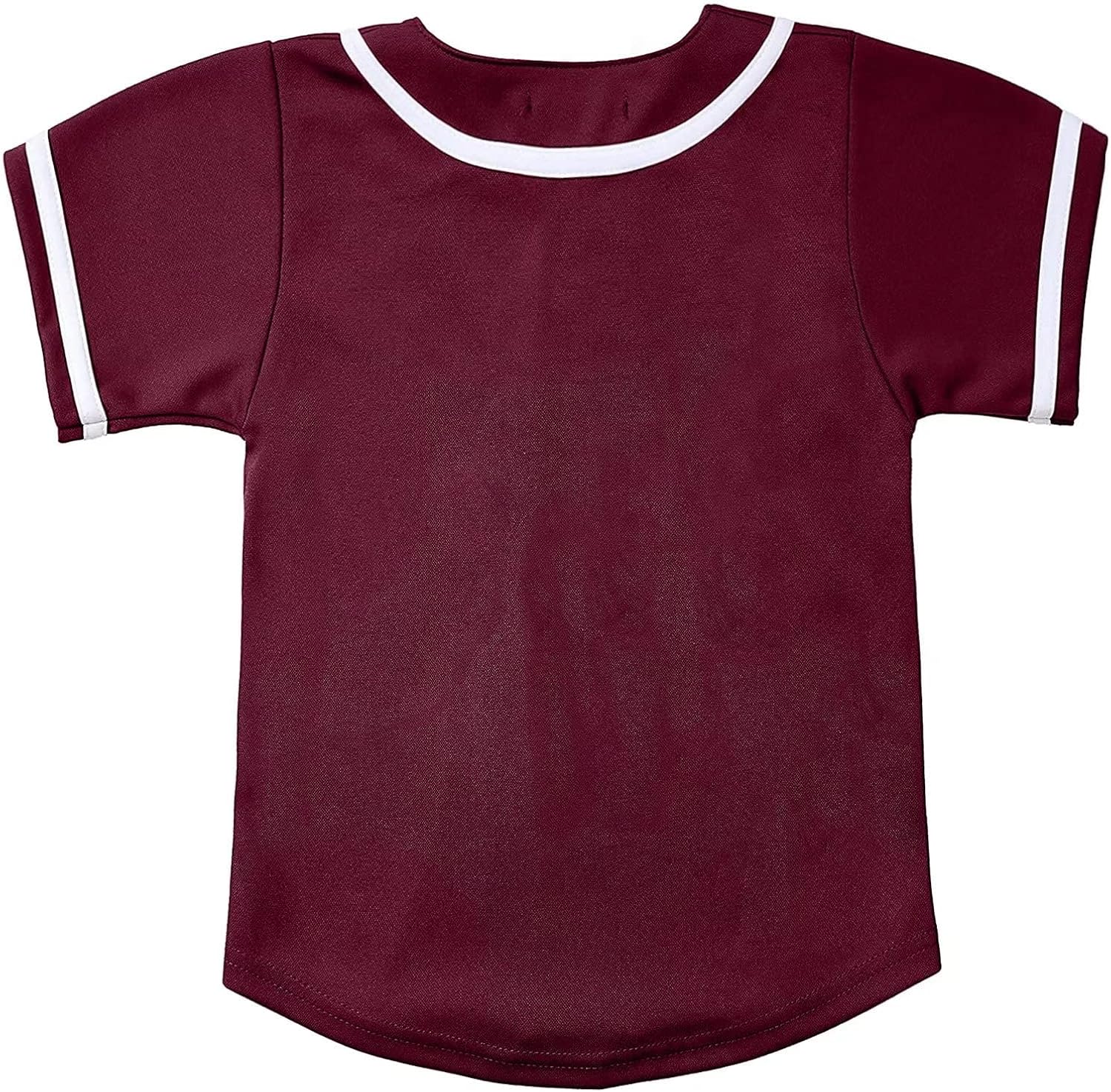 Miniatura 2 de babyhealthy Camiseta de béisbol para niños, con botones, estilo hip hop, personalizada, para niños y niñas