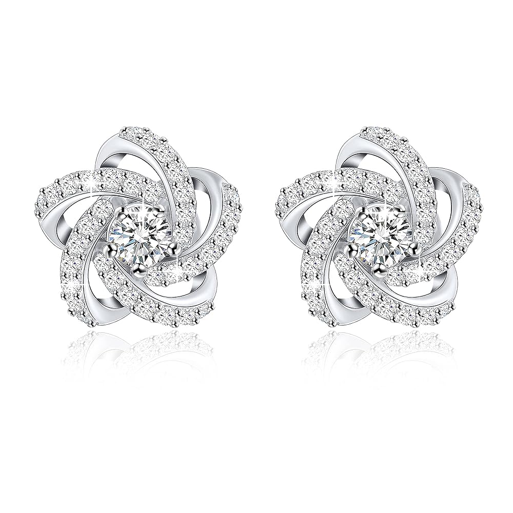 ★SENTIMENTS★ NO.564 [SILVER] EARRING shy-creation-white-gold-and-