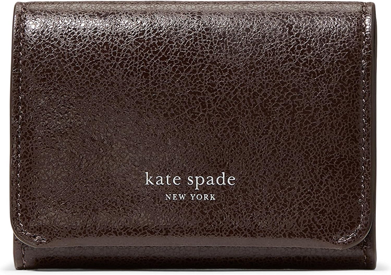 kate spade new york Halo Glazed Leather Card Case Trifold Wallet