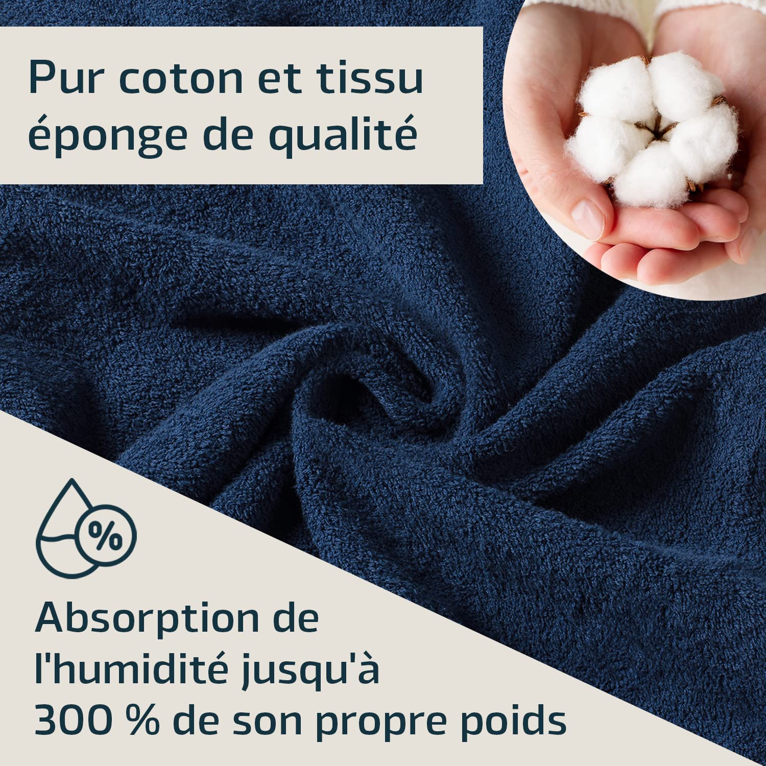 Serviette De Bain XXL 150x220cm - Pur Coton éponge Pour Sauna Et Plage